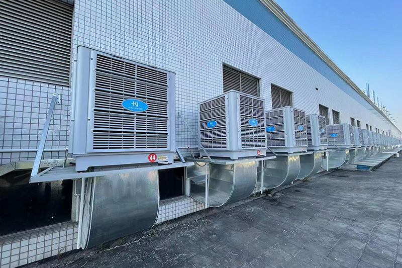 环保可持续发展-蒸发式冷风扇设备的优势