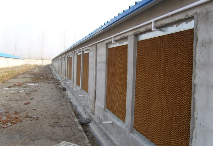 水帘墙和负压风机组合