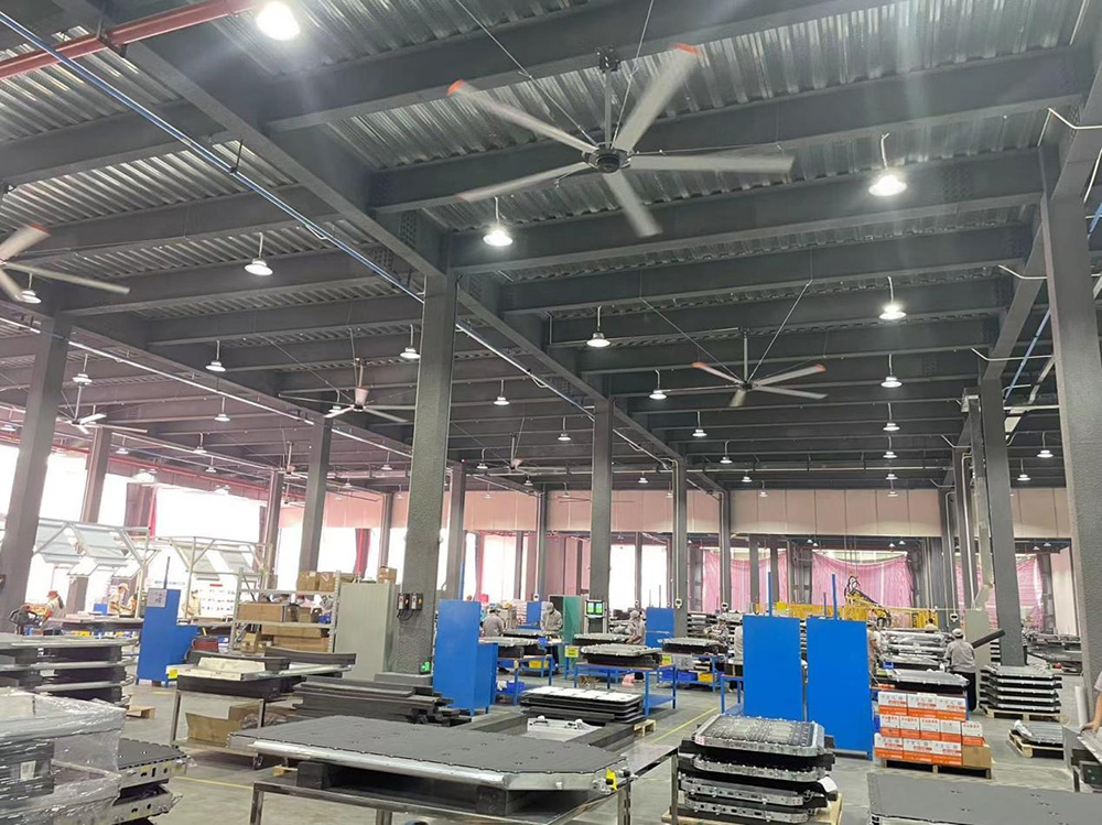 某物流公司工业大风扇安装工程案例