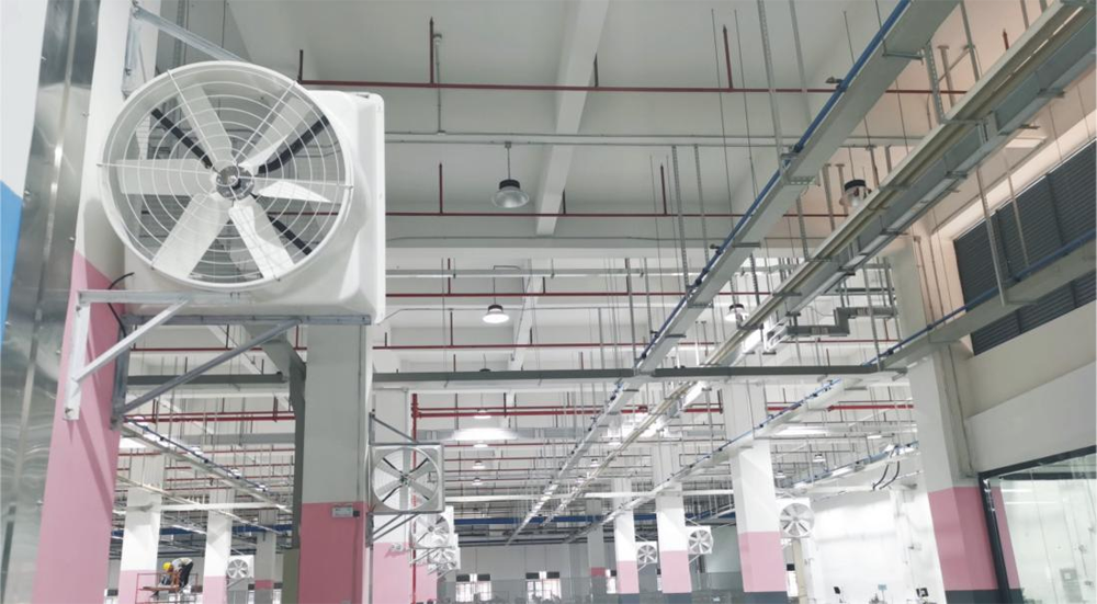 东莞某仓储降温案例