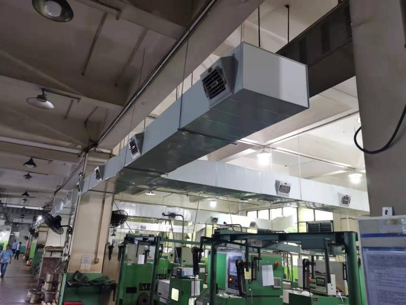 东莞某五金车间降温案例