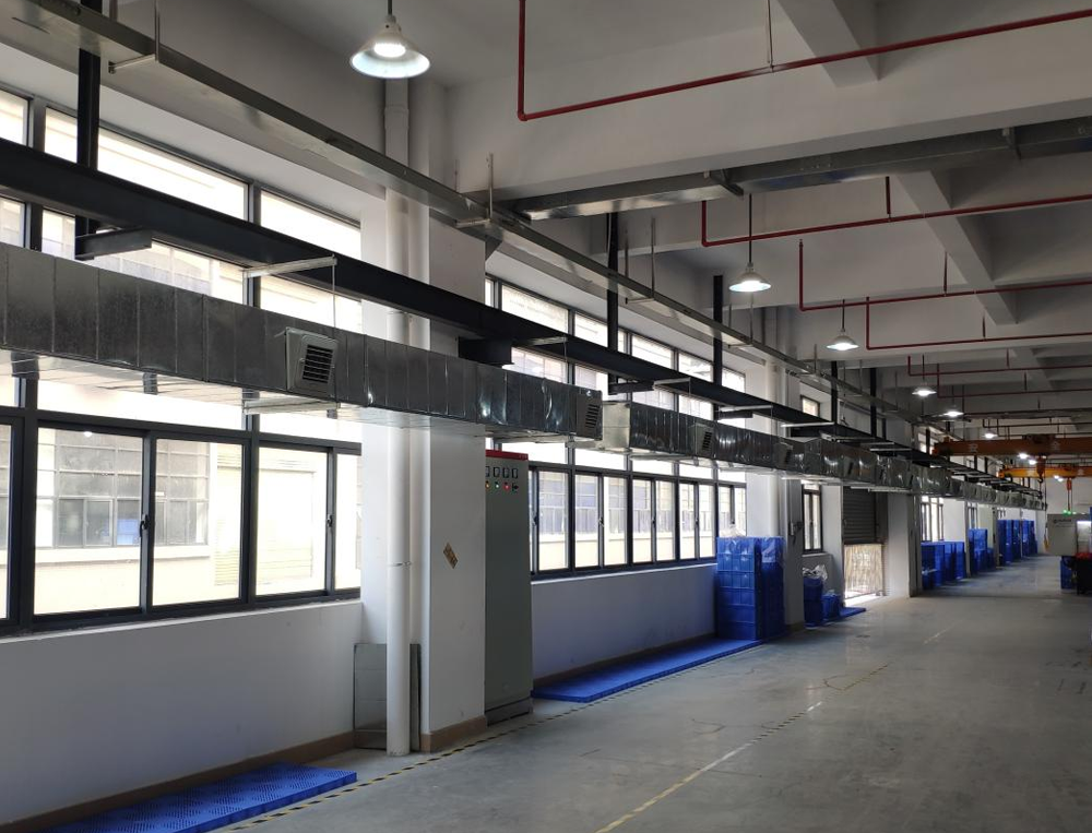 电子加工厂安装案例